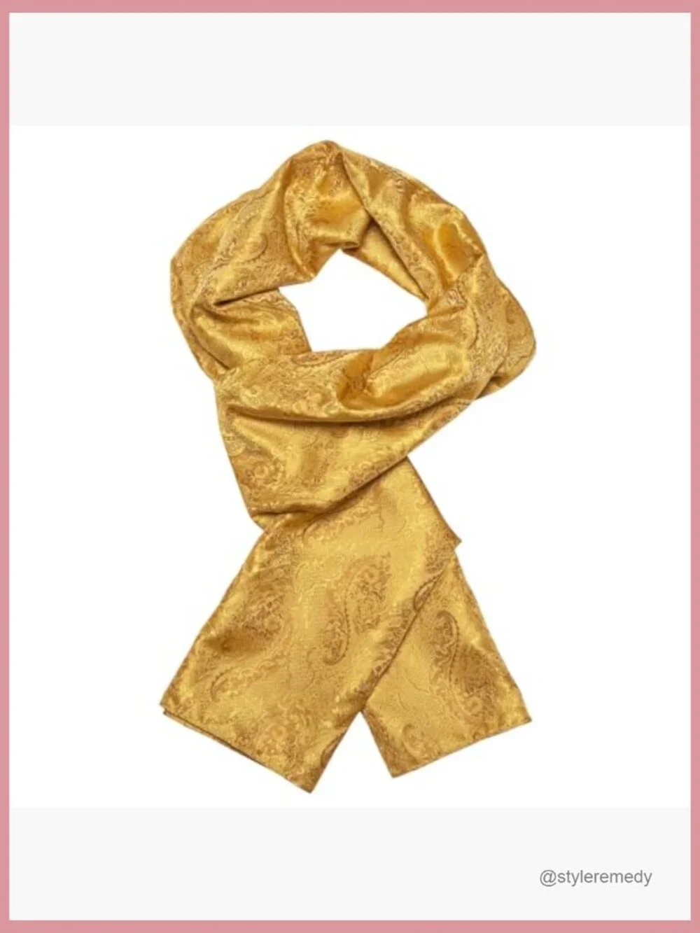 N/A gold paisley